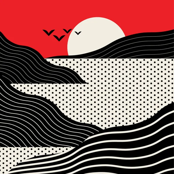 Decorative image of a sunset